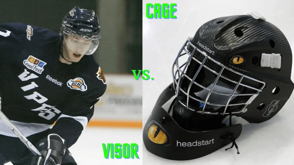 Hockey Cage Vs Visor