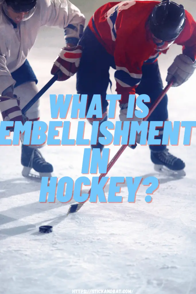 What Is Embellishment in Hockey