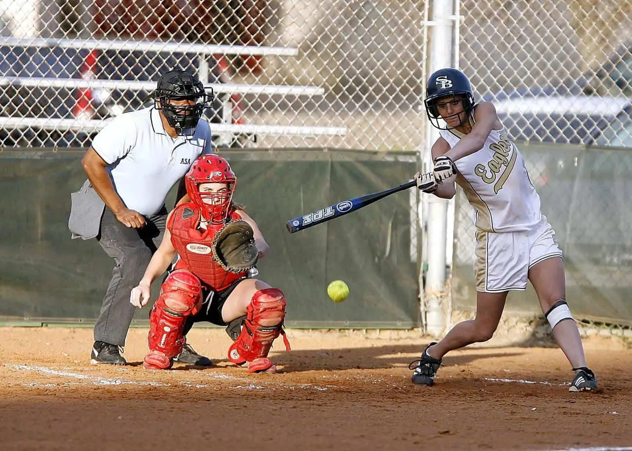 double play in Softball